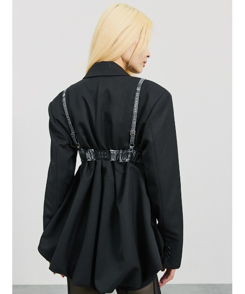 セール】Ribbon Denim Bustier/リボンデニムビスチェ（ベスト）｜SORIN