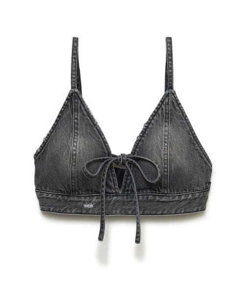 セール】Ribbon Denim Bustier/リボンデニムビスチェ（ベスト）｜SORIN