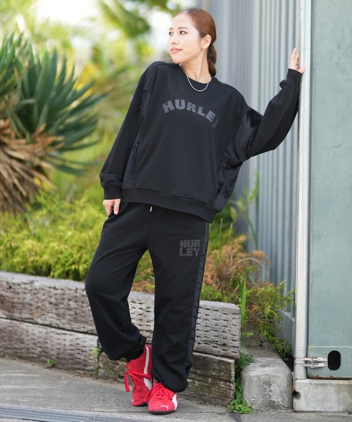 Hurley (ハーレー)の「Hurley/ハーレー スウェットパンツ セットアップ対応 WCFB252024(スウェットパンツ・レディース・ヘザーグレー/オフホワイト/ブラック/マルーン・M)」の9枚目の写真