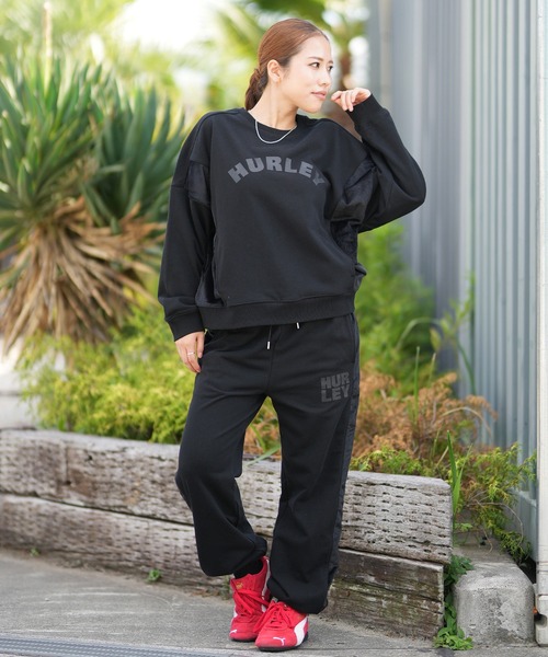 Hurley (ハーレー)の「Hurley/ハーレー スウェットパンツ セットアップ対応 WCFB252024(スウェットパンツ・レディース・ヘザーグレー/オフホワイト/ブラック/マルーン・M)」の13枚目の写真