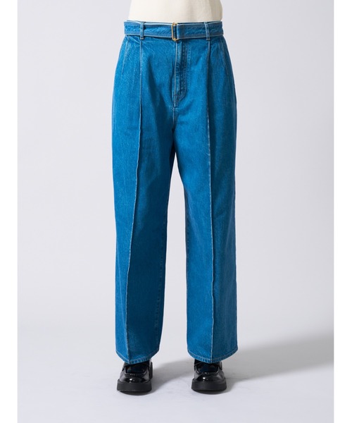 Mackintosh（マッキントッシュ）の「BELTED POLMOOD DNM（デニムパンツ・レディース・グリーン系その他・8）」の4枚目の写真