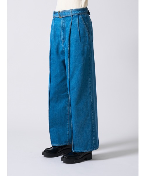 Mackintosh（マッキントッシュ）の「BELTED POLMOOD DNM（デニムパンツ・レディース・グリーン系その他・8）」の5枚目の写真