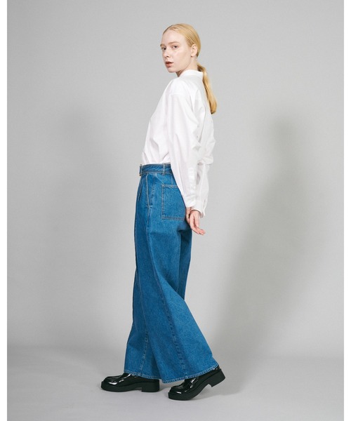 Mackintosh（マッキントッシュ）の「BELTED POLMOOD DNM（デニムパンツ・レディース・グリーン系その他・8）」の3枚目の写真