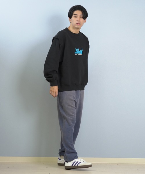 TOY　MACHINE（トイ　マシーン）の「TOY MACHINE/トイマシーン トレーナー/スウェット バックプリント MTMFFSW5（スウェット・メンズ・ブラック/ネイビー/アッシュグレー・XL/L/M）」の8枚目の写真