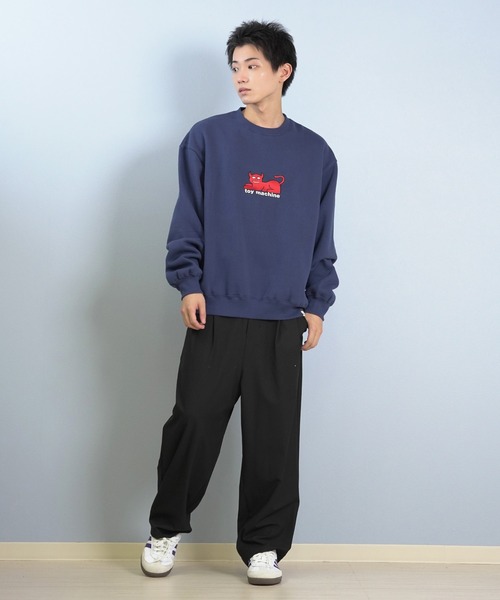 TOY　MACHINE（トイ　マシーン）の「TOY MACHINE/トイマシーン トレーナー/スウェット バックプリント MTMFFSW5（スウェット・メンズ・ブラック/ネイビー/アッシュグレー・XL/L/M）」の18枚目の写真