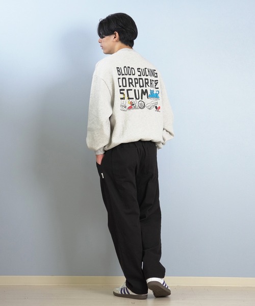 TOY　MACHINE（トイ　マシーン）の「TOY MACHINE/トイマシーン トレーナー/スウェット バックプリント MTMFFSW5（スウェット・メンズ・ブラック/ネイビー/アッシュグレー・XL/L/M）」の13枚目の写真