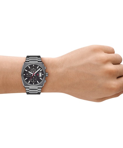 ARMANI EXCHANGE(アルマーニエクスチェンジ)の「アルマーニ・エクスチェンジ 腕時計 メンズ アナログ ステンレス AX2823(アナログ腕時計・メンズ・チャコールグレー・FREE)」の2枚目の写真