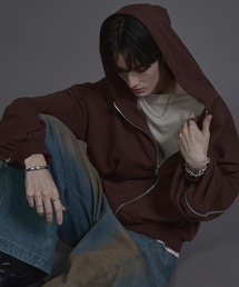 ANEDIST（アンディスト）の「Deformation double zip hoodie / ディフォーメーションダブルジップフーディ（パーカー）」