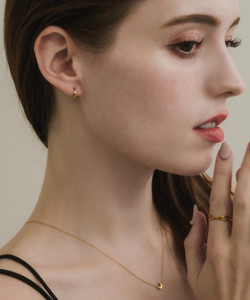 muku（ムク）の「PIERCE/MINI DROPHOOP（ピアス（両耳用）・レディース・ゴールド/シルバー・FREE）」の17枚目の写真