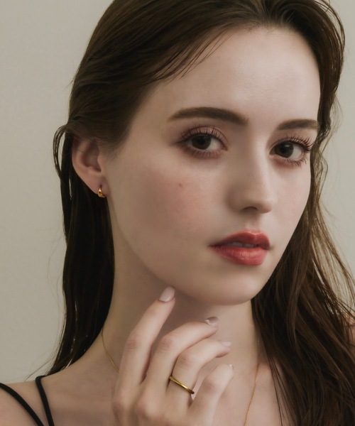 muku（ムク）の「PIERCE/MINI DROPHOOP（ピアス（両耳用）・レディース・ゴールド/シルバー・FREE）」の13枚目の写真