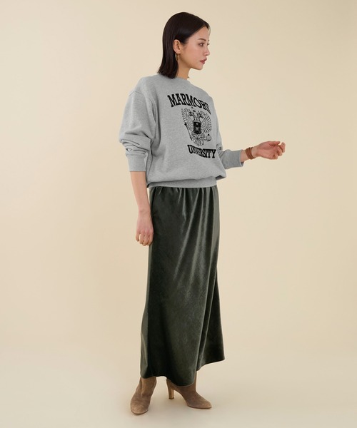 marmors（マルモア）の「【marmors】velour skirt（スカート・レディース・グレー/ブラック・36）」の7枚目の写真