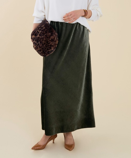 marmors（マルモア）の「【marmors】velour skirt（スカート・レディース・グレー/ブラック・36）」の12枚目の写真