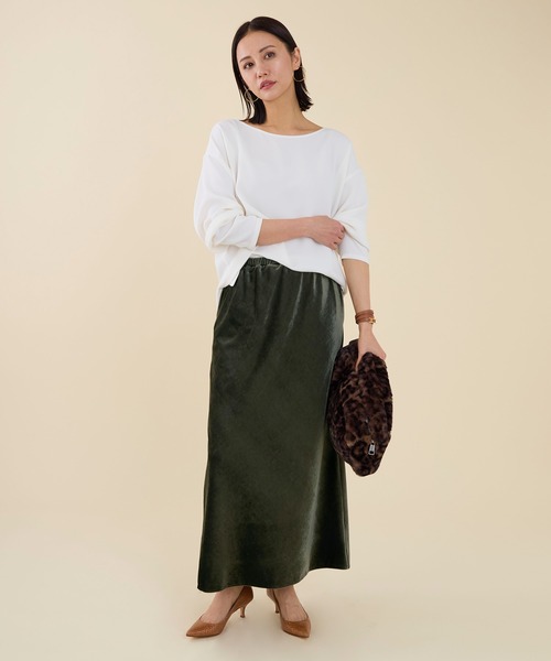 marmors（マルモア）の「【marmors】velour skirt（スカート・レディース・グレー/ブラック・36）」の13枚目の写真