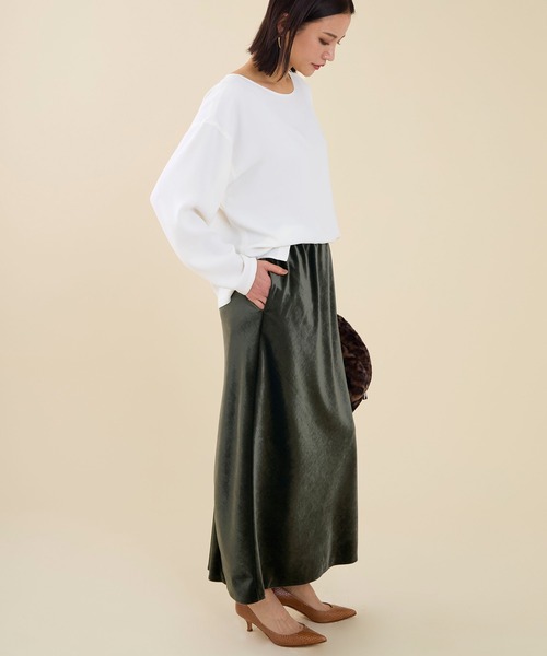 marmors（マルモア）の「【marmors】velour skirt（スカート・レディース・グレー/ブラック・36）」の15枚目の写真