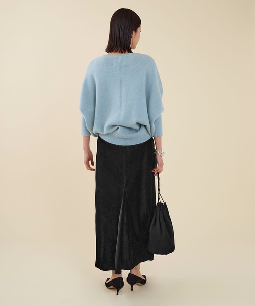 marmors（マルモア）の「【marmors】velour skirt（スカート・レディース・グレー/ブラック・36）」の19枚目の写真