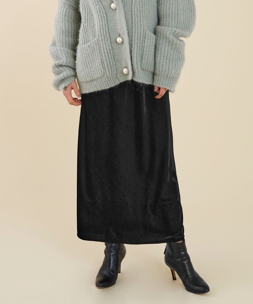 marmors（マルモア）の「【marmors】velour skirt（スカート・レディース・グレー/ブラック・36）」の21枚目の写真