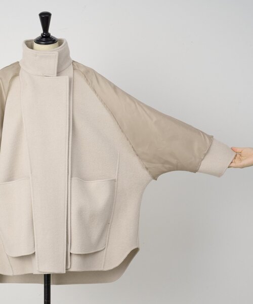 【新品未使用】ビアズリー BEARDSLEYドルマンリバーコート アウター BEARDSLEY（ビアズリー） コート アウター ドルマンリバーコート