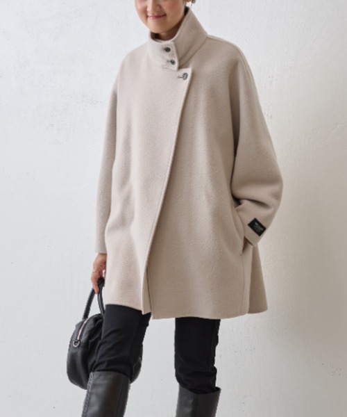 ☆定価44,000円　☆ビアズリー　BEARDSLEY ウールリバーコート完売品 セール】《完売サイズ追加検討中》ドルマンリバーコート（その他