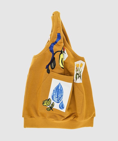 MARNI(マルニ)の「ORGANIC COTTON / スウェットシャツバッグ(ハンドバッグ・レディース・マスタード・ONE SIZE)」の3枚目の写真