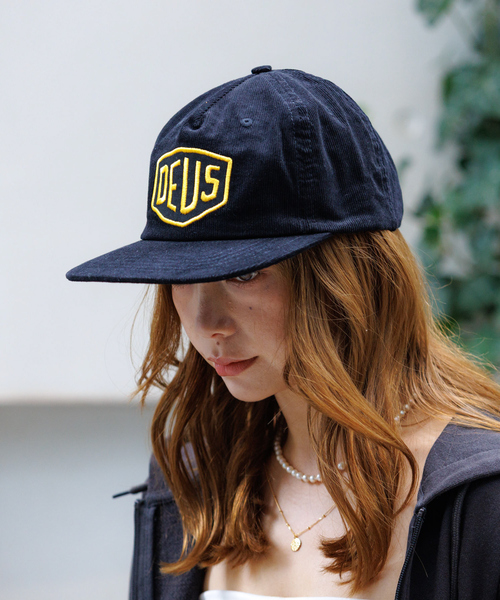 DEUS EX MACHINA（デウスエクスマキナ）の「【Deus Ex Machina/デウスエクスマキナ】Shield Cord Cap/キャップ/ユニセックス【WEB限定】（キャップ・メンズ・ボルドー/ブルー/ブラック・フリー）」の10枚目の写真