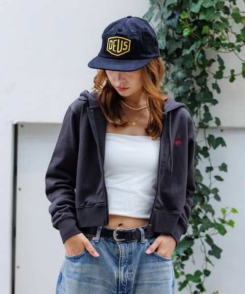 DEUS EX MACHINA（デウスエクスマキナ）の「【Deus Ex Machina/デウスエクスマキナ】Shield Cord Cap/キャップ/ユニセックス【WEB限定】（キャップ・メンズ・ボルドー/ブルー/ブラック・フリー）」の7枚目の写真