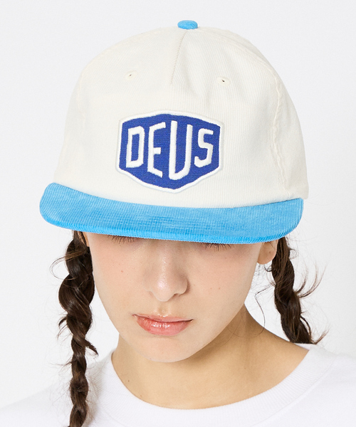 DEUS EX MACHINA（デウスエクスマキナ）の「【Deus Ex Machina/デウスエクスマキナ】Shield Cord Cap/キャップ/ユニセックス【WEB限定】（キャップ・メンズ・ボルドー/ブルー/ブラック・フリー）」の12枚目の写真