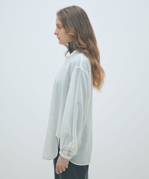 新品 m_mefu エムメフ コットン チュニック ロングスリーブ ゆったり40 新品 m_mefu エムメフ コットン チュニック ロングスリーブ ゆったり40