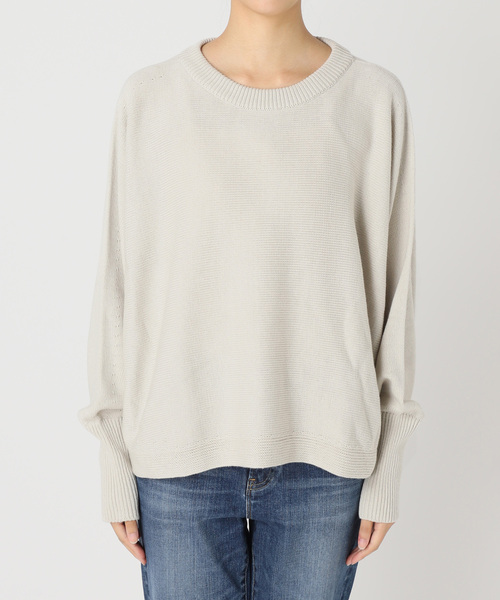 【15400円】SpickandSpan バルキーヤーンドルマンロングリブニット バルキーヤーン ドルマンロングリブニット | スピック＆スパン