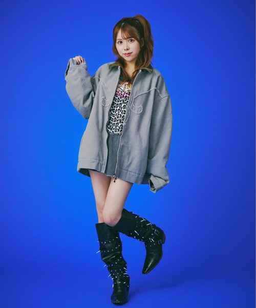 GALFY(ガルフィー)の「GALFY-百合の紋紋カバーオール(その他アウター・メンズ・ブラック/グレー/カーキ・L/XL)」の11枚目の写真