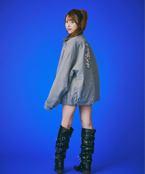 GALFY(ガルフィー)の「GALFY-百合の紋紋カバーオール(その他アウター・メンズ・ブラック/グレー/カーキ・L/XL)」の12枚目の写真