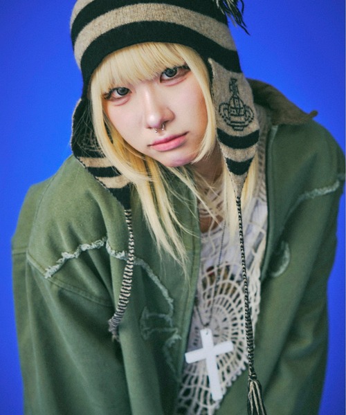 GALFY(ガルフィー)の「GALFY-百合の紋紋カバーオール(その他アウター・メンズ・ブラック/グレー/カーキ・L/XL)」の13枚目の写真