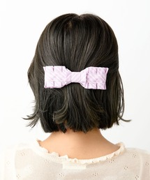 バレッタ/ヘアクリップ（ピンク/桃色系）ファッション通販
