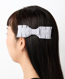Casselini | Casselini(キャセリーニ)ストライプリボンバレッタ(バレッタ/ヘアクリップ)