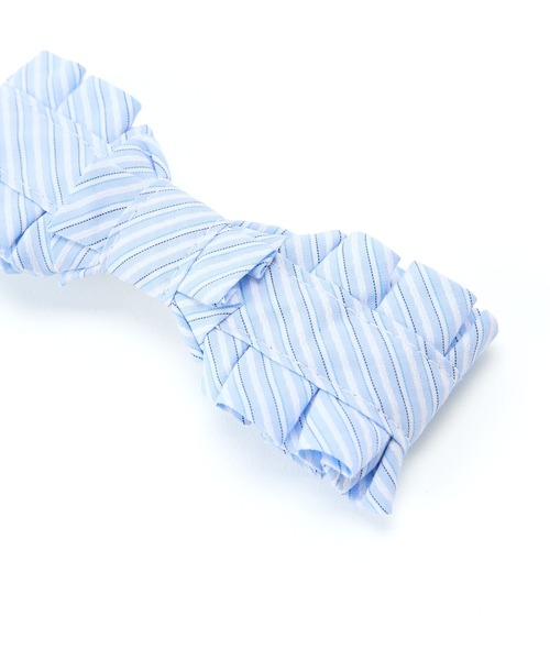 Casselini（キャセリーニ）の「Casselini(キャセリーニ)ストライプリボンバレッタ（バレッタ/ヘアクリップ・レディース・ブラック/ブルー/ピンク・FREE）」の9枚目の写真