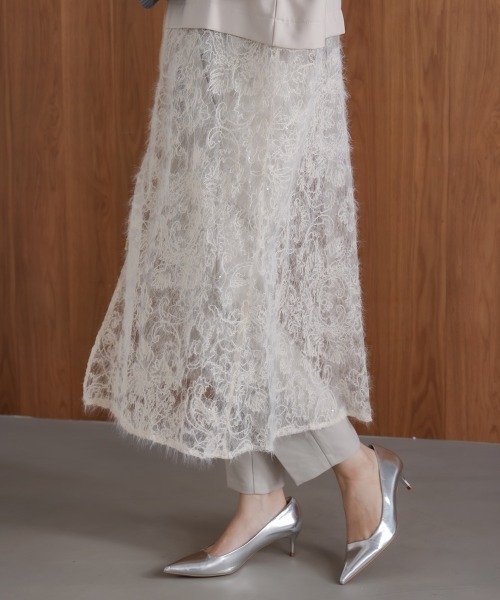 Bou Jeloud（ブージュルード）の「decoレースジレ（その他アウター・レディース・アイボリー/ブラック・38）」の12枚目の写真