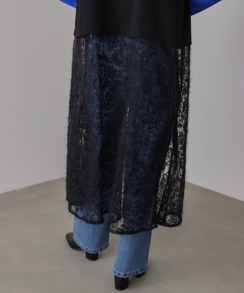 Bou Jeloud（ブージュルード）の「decoレースジレ（その他アウター・レディース・アイボリー/ブラック・38）」の6枚目の写真