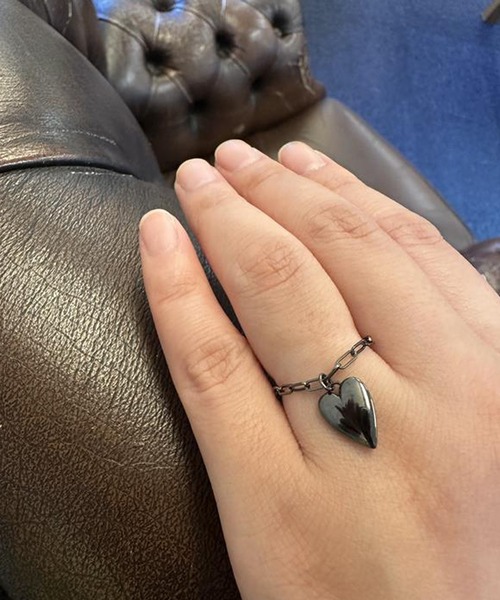 【ZOZO限定商品】BKハートリング（M）