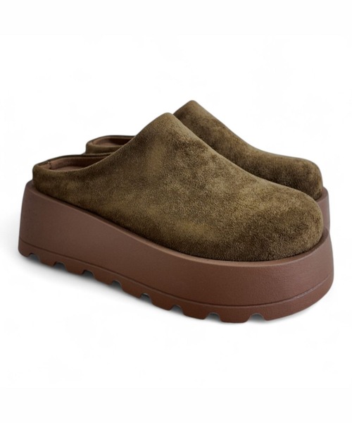 Sugar Sugar（シュガーシュガー）の「サボ　スエード　シューズ【SUGAR SUGAR シュガーシュガー】9212 スリッポン（スリッポン・レディース・カーキ/キャメル・LL/L/M/S）」の15枚目の写真