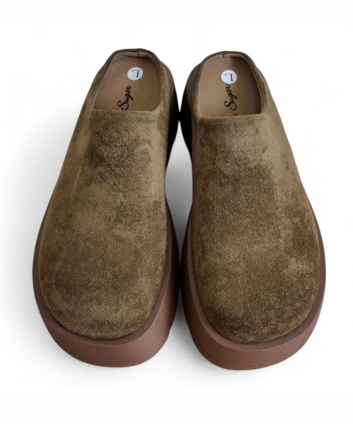 Sugar Sugar（シュガーシュガー）の「サボ　スエード　シューズ【SUGAR SUGAR シュガーシュガー】9212 スリッポン（スリッポン・レディース・カーキ/キャメル・LL/L/M/S）」の18枚目の写真