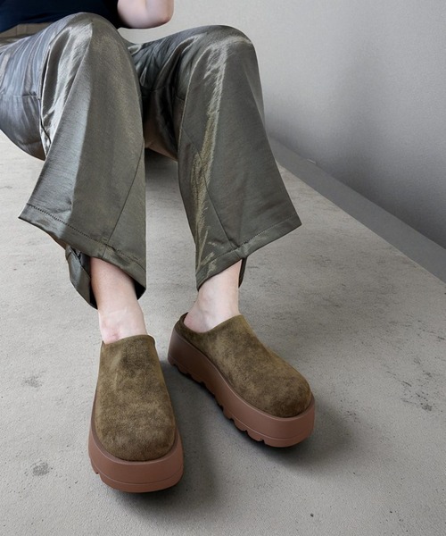 Sugar Sugar（シュガーシュガー）の「サボ　スエード　シューズ【SUGAR SUGAR シュガーシュガー】9212 スリッポン（スリッポン・レディース・カーキ/キャメル・LL/L/M/S）」の10枚目の写真