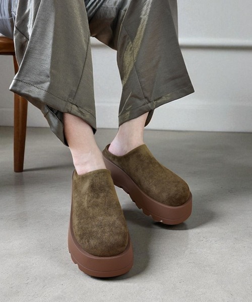 Sugar Sugar（シュガーシュガー）の「サボ　スエード　シューズ【SUGAR SUGAR シュガーシュガー】9212 スリッポン（スリッポン・レディース・カーキ/キャメル・LL/L/M/S）」の11枚目の写真