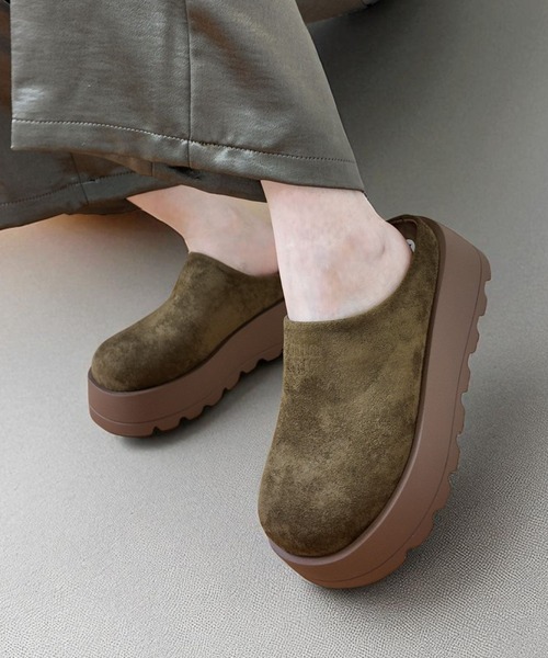 Sugar Sugar（シュガーシュガー）の「サボ　スエード　シューズ【SUGAR SUGAR シュガーシュガー】9212 スリッポン（スリッポン・レディース・カーキ/キャメル・LL/L/M/S）」の12枚目の写真