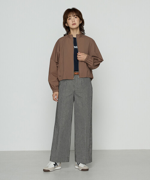 COMME CA Wardrobe（コムサワードローブ）の「ヒッコリーストライプ パンツ（その他パンツ・レディース・ブラック/キナリ・11号/9号）」の4枚目の写真