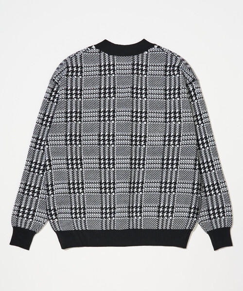 Firsthand（ファーストハンド）の「Firsthand/ファーストハンド チェック ニット カーディガン / グレンチェック / タータンチェック（カーディガン/ボレロ・メンズ・ブラック/グリーン・L/M）」の13枚目の写真