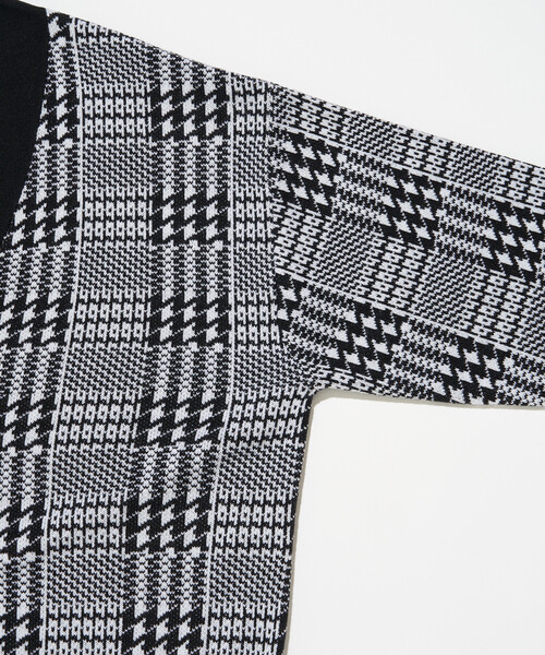 Firsthand（ファーストハンド）の「Firsthand/ファーストハンド チェック ニット カーディガン / グレンチェック / タータンチェック（カーディガン/ボレロ・メンズ・ブラック/グリーン・L/M）」の15枚目の写真