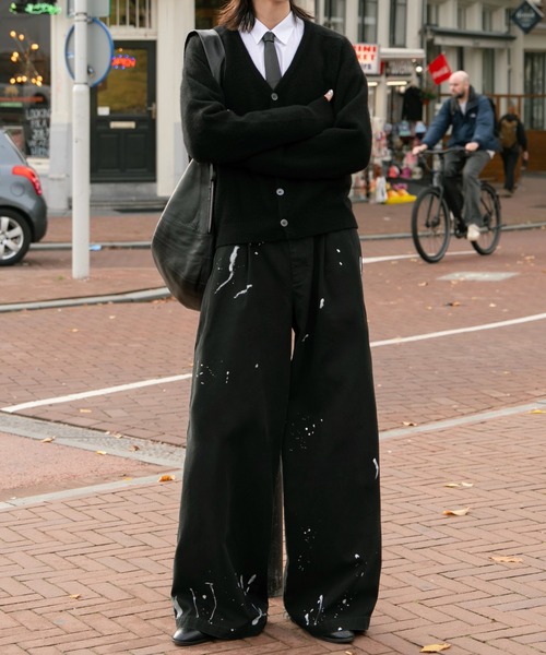 soerte（ソエルテ）の「Refined Sheep leather Tie / シープレザーネクタイ【本革】（ネクタイ・メンズ・ブラック・FREE）」の11枚目の写真