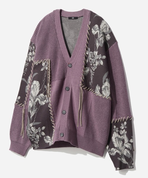 【LADIES】パッチワークカーディガン HARE HARE カーディガン パッチワークカーディガン(HARE) レディース