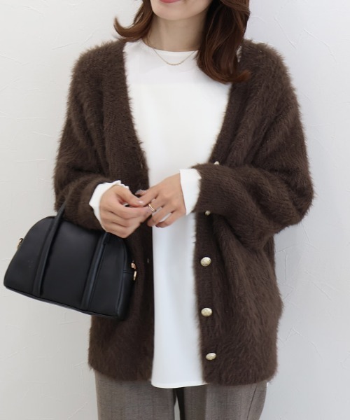 Pierrot（ピエロ）の「【イージーケア】ジョーゼットTブラウス（シャツ/ブラウス・レディース・ベージュ系その他/チャコール/ブラック/オフホワイト・PM/PS/L/M）」の21枚目の写真