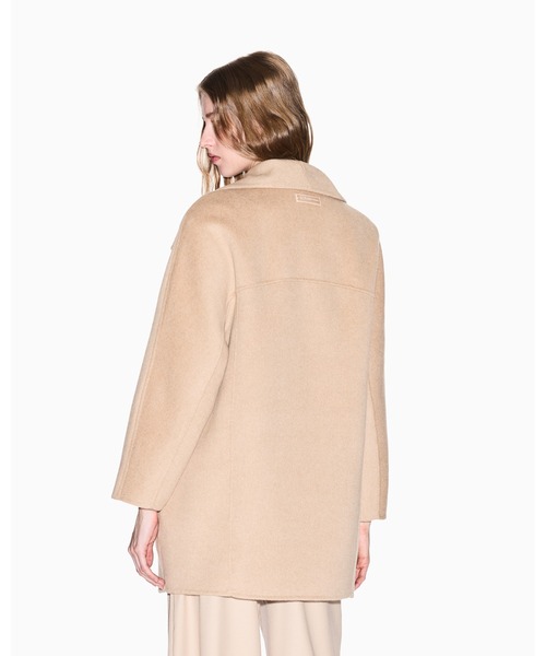 ARMANI EXCHANGE（アルマーニエクスチェンジ）の「【A|X アルマーニ エクスチェンジ】CL ダブルフェイス バレルコート（チェスターコート・レディース・ベージュ・MEDIUM/SMALL/X-SMALL）」の6枚目の写真