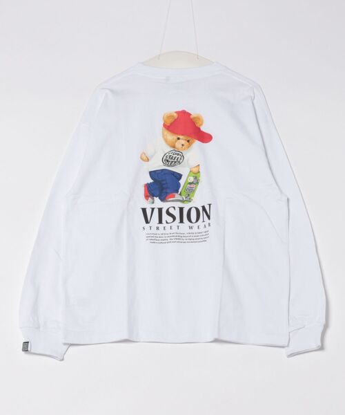 VISION STREET WEAR(ヴィジョンストリートウェア)の「VISION STREET WEAR ベアーバックプリン トロンT(Tシャツ/カットソー・メンズ・ホワイト/ブラック/オリーブ・M/L/XL)」の14枚目の写真